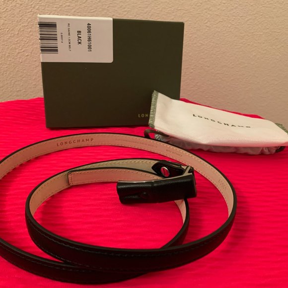 NWT Womens Longchamp Roseau Leather Belt Size: 40 (large) main image 11